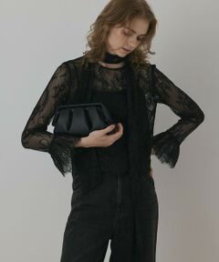 GRACE CONTINENTAL / グレースコンチネンタル シャツ・ブラウス | レースボウタイブラウス