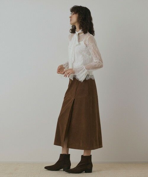 GRACE CONTINENTAL / グレースコンチネンタル シャツ・ブラウス | レースボウタイブラウス | 詳細1