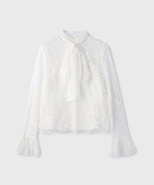 GRACE CONTINENTAL / グレースコンチネンタル シャツ・ブラウス | レースボウタイブラウス | 詳細10