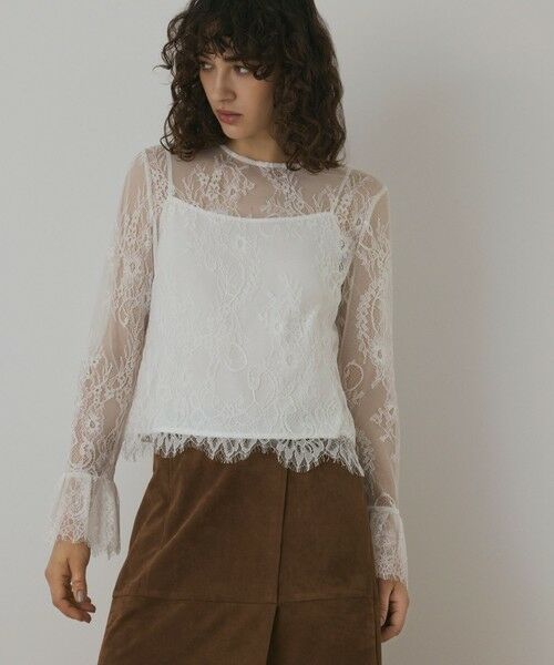 GRACE CONTINENTAL / グレースコンチネンタル シャツ・ブラウス | レースボウタイブラウス | 詳細7