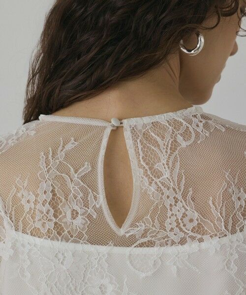 GRACE CONTINENTAL / グレースコンチネンタル シャツ・ブラウス | レースボウタイブラウス | 詳細9