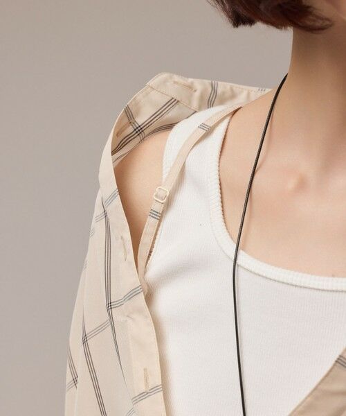 GRACE CONTINENTAL / グレースコンチネンタル シャツ・ブラウス | オーガン2WAYシャツ | 詳細12