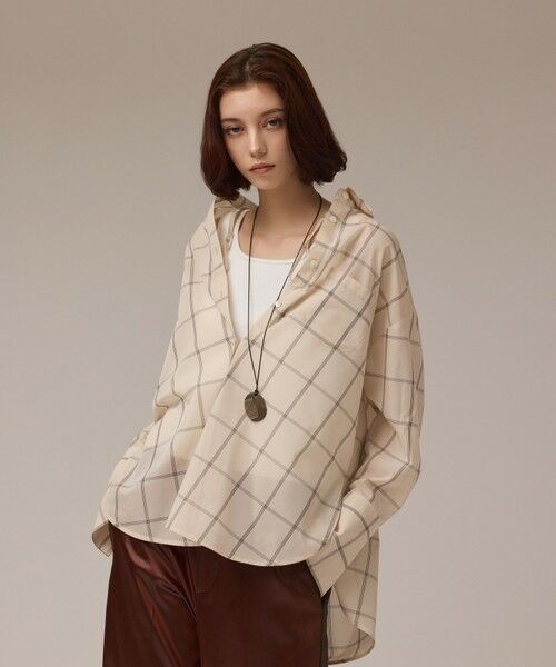 GRACE CONTINENTAL / グレースコンチネンタル シャツ・ブラウス | オーガン2WAYシャツ | 詳細5