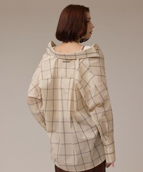 GRACE CONTINENTAL / グレースコンチネンタル シャツ・ブラウス | オーガン2WAYシャツ | 詳細7