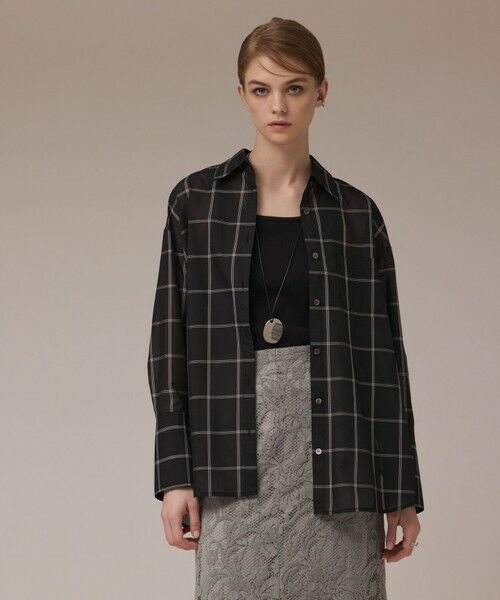 GRACE CONTINENTAL / グレースコンチネンタル シャツ・ブラウス | オーガン2WAYシャツ | 詳細16