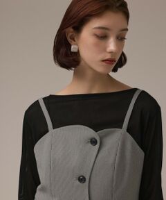 GRACE CONTINENTAL / グレースコンチネンタル キャミソール・チューブトップ | フロントウェーブキャミ