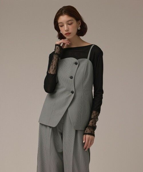 GRACE CONTINENTAL / グレースコンチネンタル キャミソール・チューブトップ | フロントウェーブキャミ | 詳細6