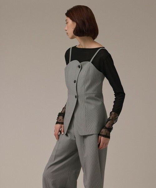 GRACE CONTINENTAL / グレースコンチネンタル キャミソール・チューブトップ | フロントウェーブキャミ | 詳細7