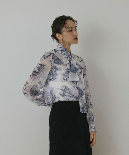 GRACE CONTINENTAL / グレースコンチネンタル シャツ・ブラウス | スカ−フタイブラウス | 詳細1
