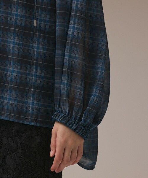 GRACE CONTINENTAL / グレースコンチネンタル シャツ・ブラウス | チェックカフタントップ | 詳細4
