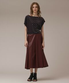 GRACE CONTINENTAL / グレースコンチネンタル カットソー | ベロアルーズカットトップ