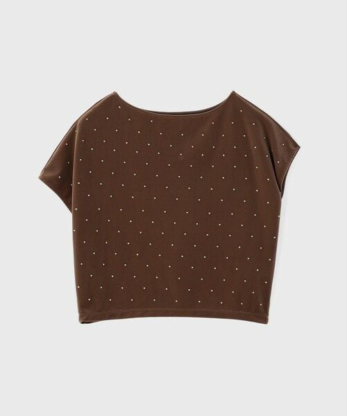 GRACE CONTINENTAL / グレースコンチネンタル カットソー | ベロアルーズカットトップ | 詳細4