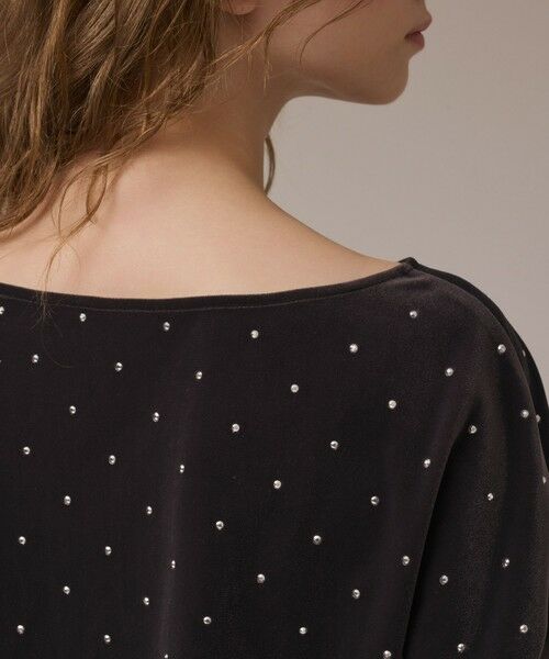 GRACE CONTINENTAL / グレースコンチネンタル カットソー | ベロアルーズカットトップ | 詳細10