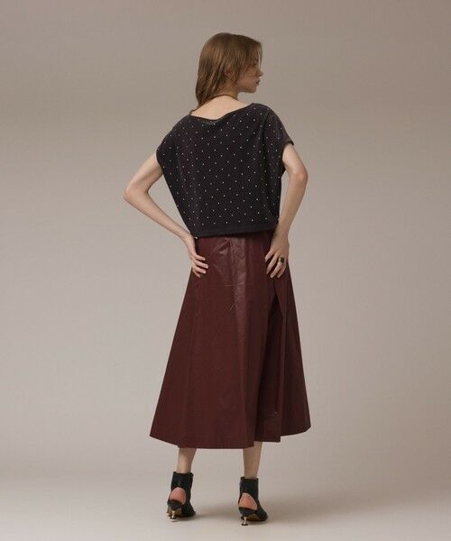 GRACE CONTINENTAL / グレースコンチネンタル カットソー | ベロアルーズカットトップ | 詳細12