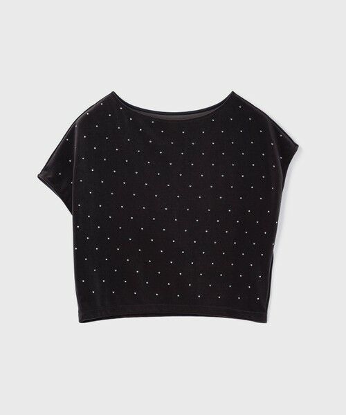 GRACE CONTINENTAL / グレースコンチネンタル カットソー | ベロアルーズカットトップ | 詳細13