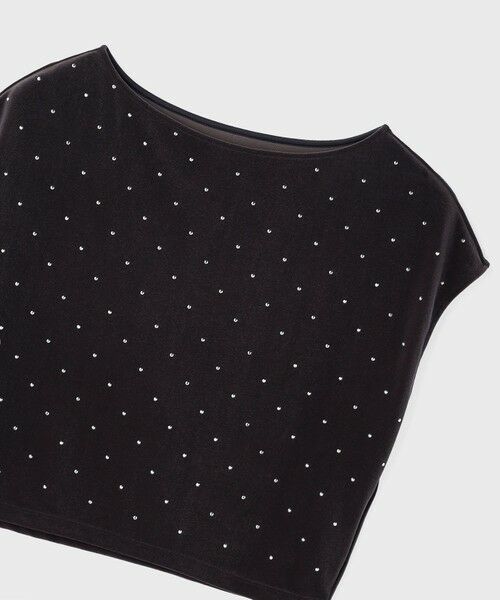 GRACE CONTINENTAL / グレースコンチネンタル カットソー | ベロアルーズカットトップ | 詳細15