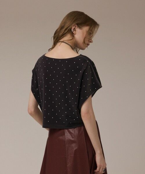 GRACE CONTINENTAL / グレースコンチネンタル カットソー | ベロアルーズカットトップ | 詳細7