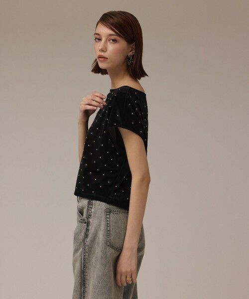 GRACE CONTINENTAL / グレースコンチネンタル カットソー | ベロアルーズカットトップ | 詳細17