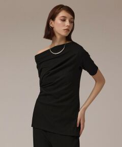 GRACE CONTINENTAL / グレースコンチネンタル その他トップス | ラメリブジャージトップ