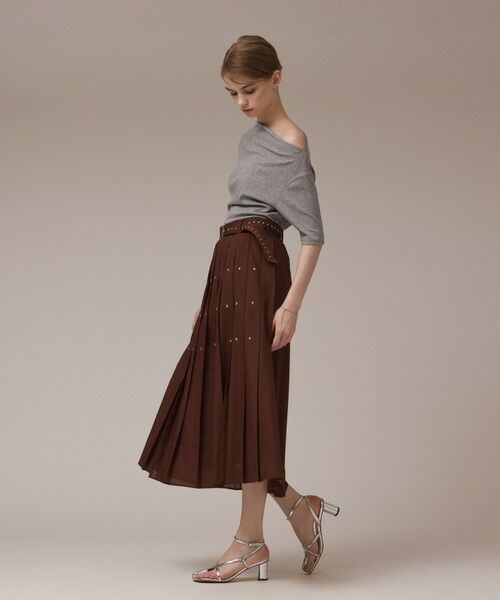 GRACE CONTINENTAL / グレースコンチネンタル その他トップス | ラメリブジャージトップ | 詳細6