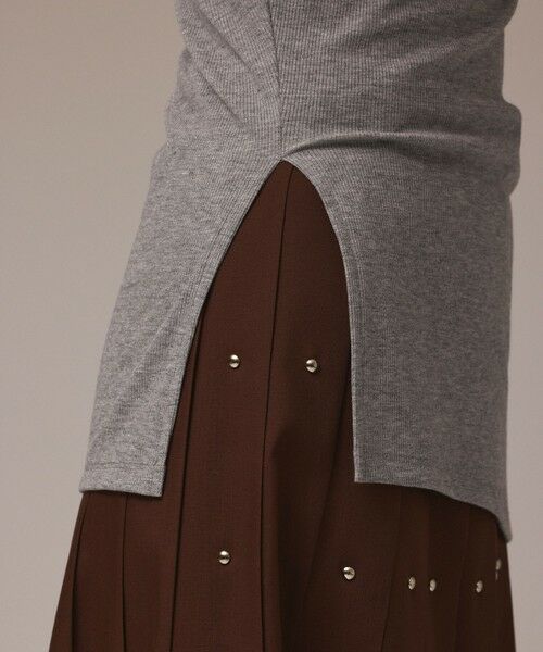 GRACE CONTINENTAL / グレースコンチネンタル その他トップス | ラメリブジャージトップ | 詳細4