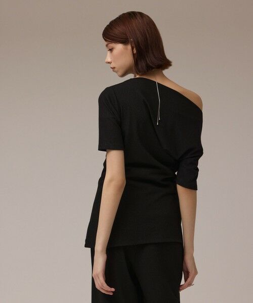 GRACE CONTINENTAL / グレースコンチネンタル その他トップス | ラメリブジャージトップ | 詳細14