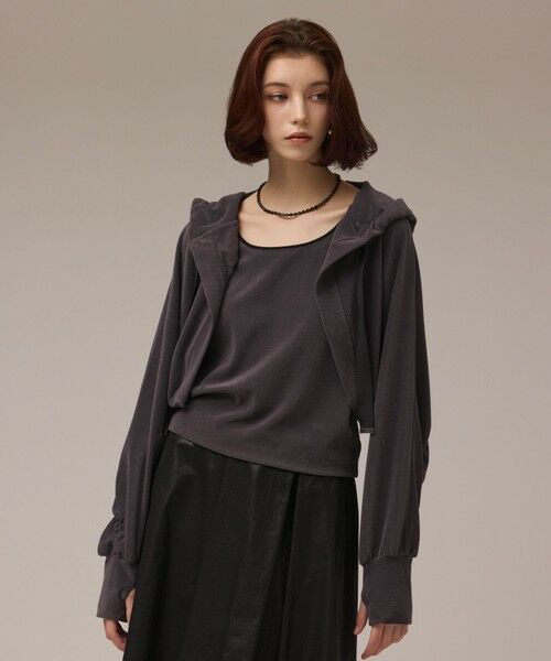 GRACE CONTINENTAL / グレースコンチネンタル その他トップス | ルーズパーカーsetトップ | 詳細7