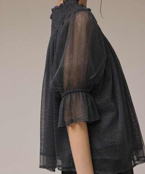 GRACE CONTINENTAL / グレースコンチネンタル シャツ・ブラウス | チュールシャーリングトップ | 詳細4