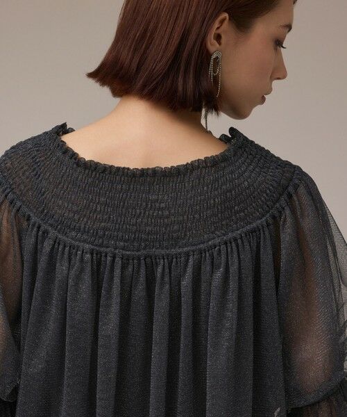 GRACE CONTINENTAL / グレースコンチネンタル シャツ・ブラウス | チュールシャーリングトップ | 詳細5