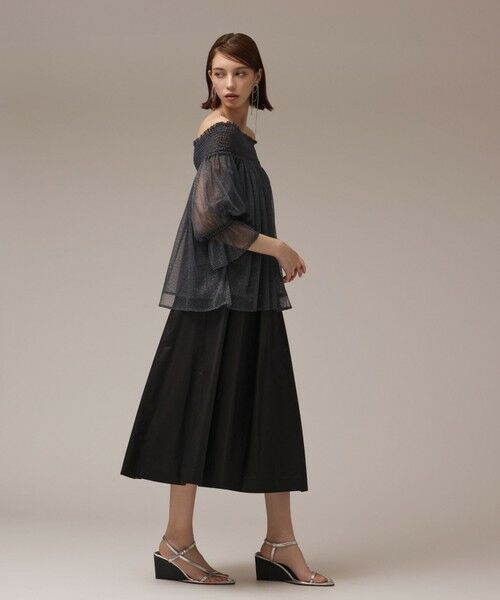 GRACE CONTINENTAL / グレースコンチネンタル シャツ・ブラウス | チュールシャーリングトップ | 詳細7