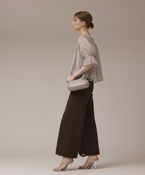 GRACE CONTINENTAL / グレースコンチネンタル シャツ・ブラウス | チュールシャーリングトップ | 詳細12