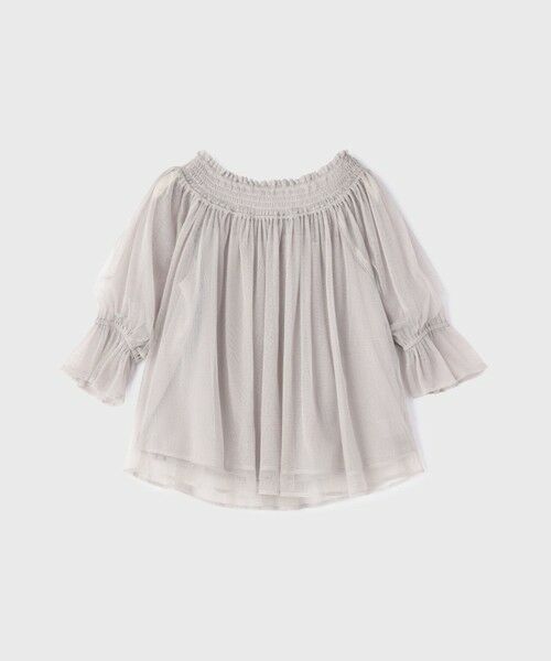 GRACE CONTINENTAL / グレースコンチネンタル シャツ・ブラウス | チュールシャーリングトップ | 詳細14