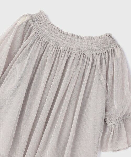 GRACE CONTINENTAL / グレースコンチネンタル シャツ・ブラウス | チュールシャーリングトップ | 詳細16