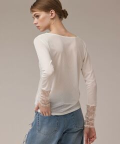 GRACE CONTINENTAL / グレースコンチネンタル カットソー | アセテートシアーカットトップ