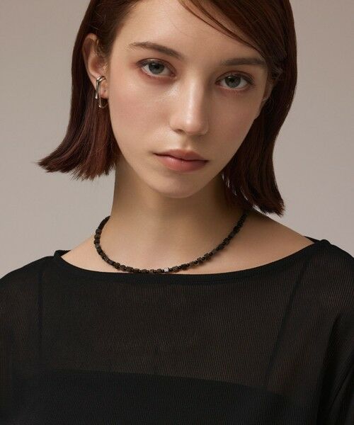 GRACE CONTINENTAL / グレースコンチネンタル カットソー | アセテートシアーカットトップ | 詳細10