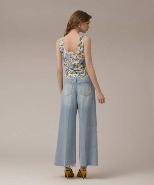 GRACE CONTINENTAL / グレースコンチネンタル タンクトップ | ローズプリントニットトップ | 詳細3