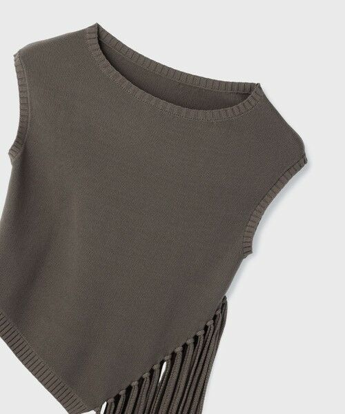 GRACE CONTINENTAL / グレースコンチネンタル ニット・セーター | フリンジイレヘムニットトップ | 詳細10