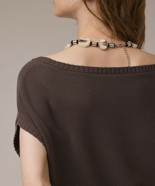 GRACE CONTINENTAL / グレースコンチネンタル ニット・セーター | フリンジイレヘムニットトップ | 詳細7