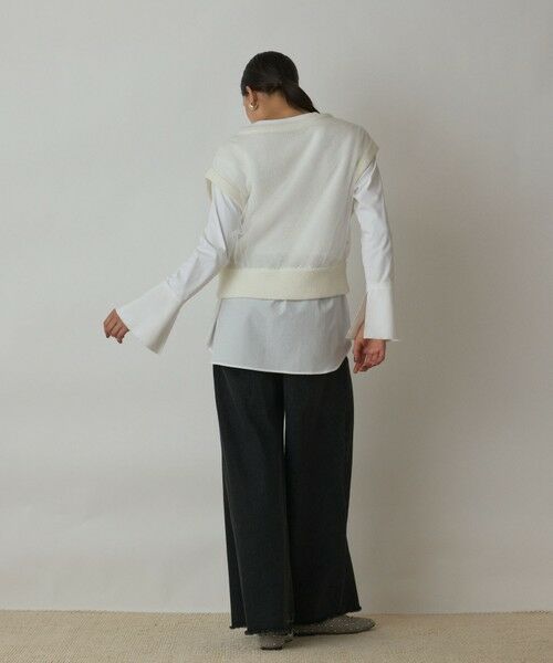 GRACE CONTINENTAL / グレースコンチネンタル その他トップス | チュール刺繍ニットトップ | 詳細2