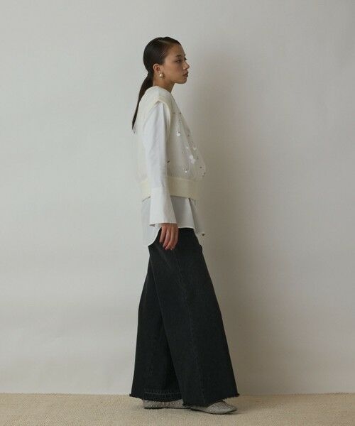 GRACE CONTINENTAL / グレースコンチネンタル その他トップス | チュール刺繍ニットトップ | 詳細3