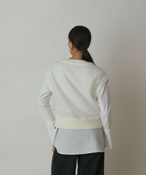 GRACE CONTINENTAL / グレースコンチネンタル その他トップス | チュール刺繍ニットトップ | 詳細5