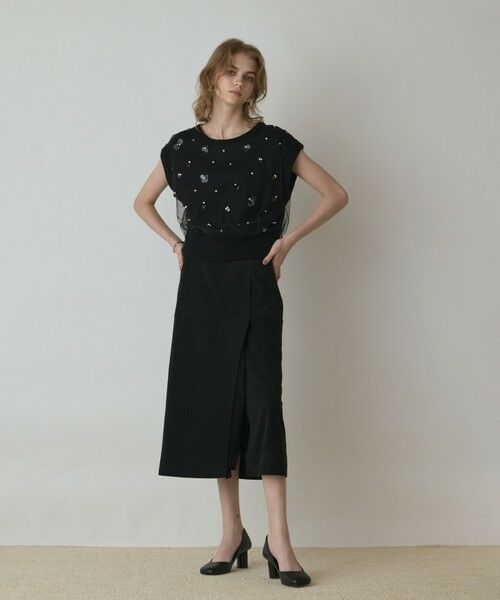 GRACE CONTINENTAL / グレースコンチネンタル その他トップス | チュール刺繍ニットトップ | 詳細11