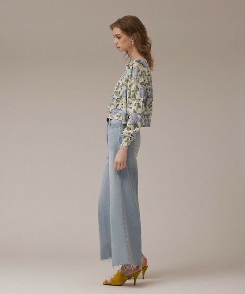 GRACE CONTINENTAL / グレースコンチネンタル カーディガン・ボレロ | ローズプリントニットカーディガン | 詳細2