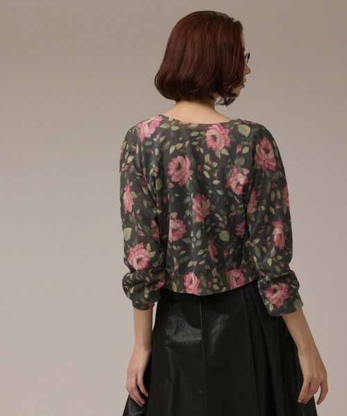 GRACE CONTINENTAL / グレースコンチネンタル カーディガン・ボレロ | ローズプリントニットカーディガン | 詳細13