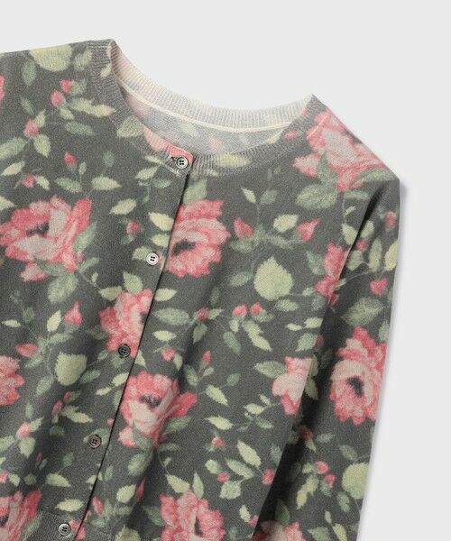 GRACE CONTINENTAL / グレースコンチネンタル カーディガン・ボレロ | ローズプリントニットカーディガン | 詳細16