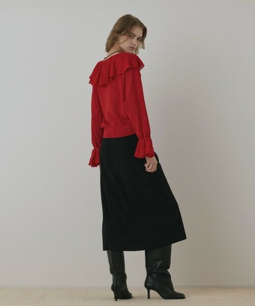 GRACE CONTINENTAL / グレースコンチネンタル カーディガン・ボレロ | フリルニットカーディガン | 詳細2