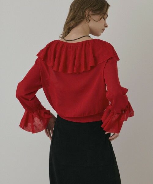 GRACE CONTINENTAL / グレースコンチネンタル カーディガン・ボレロ | フリルニットカーディガン | 詳細4