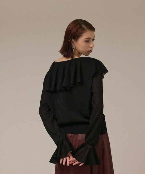 GRACE CONTINENTAL / グレースコンチネンタル カーディガン・ボレロ | フリルニットカーディガン | 詳細12