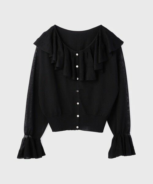 GRACE CONTINENTAL / グレースコンチネンタル カーディガン・ボレロ | フリルニットカーディガン | 詳細13