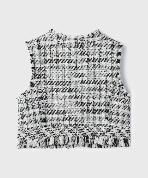 GRACE CONTINENTAL / グレースコンチネンタル ベスト | コンパクトツイードベスト | 詳細6